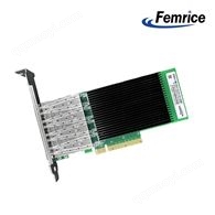 飞迈瑞克以太网万兆4光口光纤网卡